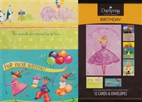 Kid's Unisex Box Set of Birthday Cards
