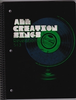 All Creation Sings,  a 3 hole spiral inspirational notebook