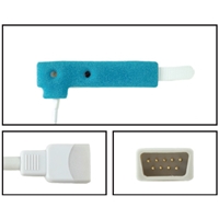 BCI Disposable Neonatal / Adult Non-Adhesive Multi-Site Wrap SpO2 Sensors DB9 9 Pin Connector 1.5FT/.5M Cable BCI Compatible 24pk