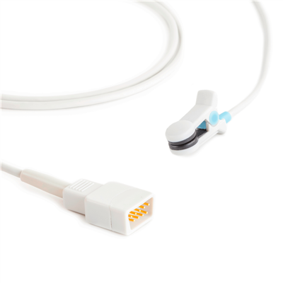 BCI DB9 Ear Clip SpO2 Sensor (3 ft)