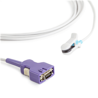 Nellcor Compatible Oxismart Ear Clip SpO2 Sensor Oxismart 3M 14 Pin Connector 10FT/3M Cable