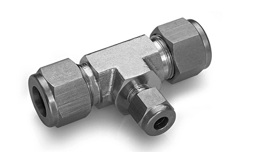 SRUT Reducing Union Tee, Stainless Steel Compression Fittings
