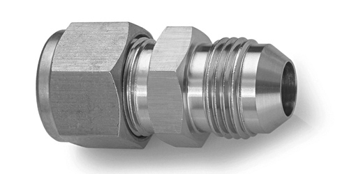 UA AN/JIC Flare Male Union, Stainless Steel Compression Fittings