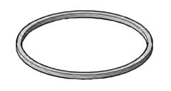 170-ES010-800, TUBE END SEAL, 8" BORE, TEFLON (PTFE) SOLID