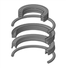 6332U-031, SEAL KIT, UNIVERSAL, NO WIPER, 2" ROD X  4" BORE