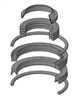 6332U-033-H, SEAL KIT, HYDRAULIC, BRONZE WIPER, 2-1/2" ROD X 4" BORE