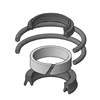 6533N-TZGH, ROD SEAL KIT, 1-3/8", URETHANE