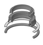 HSKR2-681-08, ROD SEAL KIT, 1" ROD, 1-1/2", 2", AND 2-1/2" BORE, URETHANE