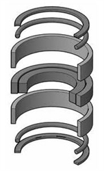 PH00KH070, PISTON KIT, 7" BORE, NITRILE, APPLICATION: ATLAS SERIES "H" (AFTER APRIL 2005)