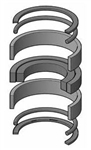 PH00KH080, PISTON KIT, 8" BORE, NITRILE, APPLICATION: ATLAS SERIES "H" (AFTER APRIL 2005)