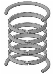PR802H0001, PISTON RING KIT, 8" BORE, NITRILE