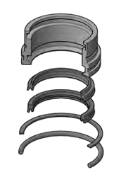 RG1HDL0101, ROD GLAND KIT, 1" ROD, URETHANE