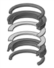 VH00LH060, PISTON SEAL KIT, 6" BORE, FLUOROCARBON (VITON)
