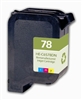 HP 78 Premium Tri-Color Cartridge Remanufactured (OEM# C6578DN) Deskjet 900/ 1200/ 3800 Series/ Officejet g/ k/ v Series/ Fax 1200 Series/ PhotoSmart 1000/ p1100/ 1100/ 1200/ 1300 Series/ Color Copier 100/ 200 Series (450 Yield)