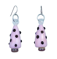 Christmas Tree 18g Earrings - Pink