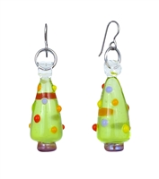 Christmas Tree 18g Earrings - Slime
