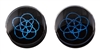 Dichro Foil Blue Hex Rings (25.4mm)