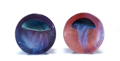 Jellyfish - Bluemoon on Amberpurple (19mm)
