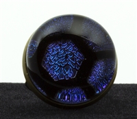 Blue Honeycomb Foil Ring