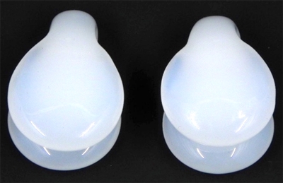 Jade White Coin Dome Weights