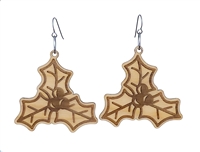 18g Earrings - Birch Wood - Holly