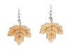 18g Earrings - Birch Wood - Autumn Leaves