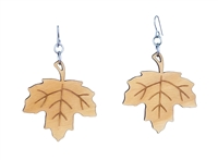 18g Earrings - Birch Wood - Autumn Leaves