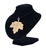 Pendant - Birch Wood - Autumn Leaf