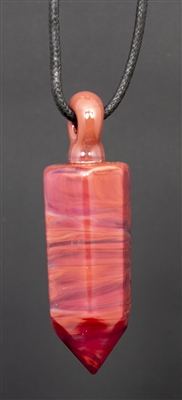 Red Marble Crystal Pendant