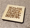 QR code plaque - single