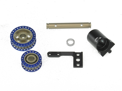 NT-1 Alu Front Middle Shaft Holder with Alu Pully 19T & 25T