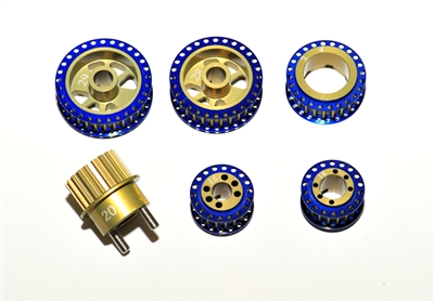 Aluminum 7075 Belt Pulley Set (6) RX8