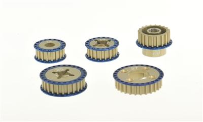 MTX-5 1/10 Aluminum Pulley Set (5)