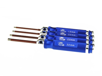 MINI ALLEN WRENCH TOOL SET - METRIC SIZES 4 PCS.