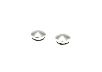 18MM ALUMINUM END CAP - SILVER (2)