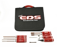COMBO TOOL SET FOR ELECTRIC TOURING CARS WITH TOOL BAG - 9 PCS.