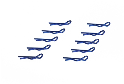 SMALL BODY CLIP 1/10 - METALLIC BLUE (10)