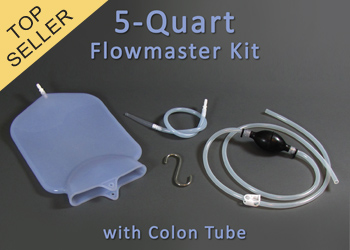 5-Quart Silicone Home Enema Kit with Colon Tube