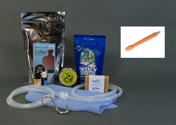 2-Quart Silicone Coffee Enema Kit with Flex Tip Nozzle