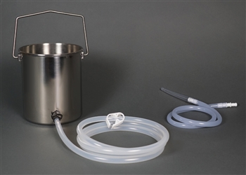 2-Quart Bucket Easy Enema Kit with Silicone Colon Tube