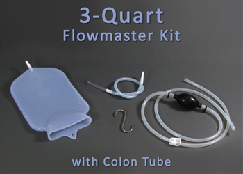 3-Quart Silicone Home Enema Kit with Colon Tube
