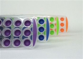 Rounded 21 Cube Suppository Tray