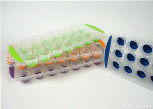 Rounded 21-Cube Suppository Tray | How to Make Essential Oil Suppositories