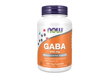 NOW GABA 500 mg - 100 capsules