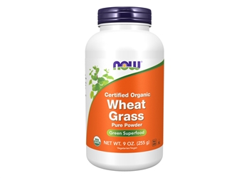 NOW Organic Wheat Grass Powder - 9 oz