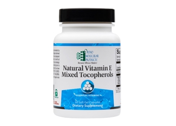 Ortho Natural Vitamin E Mixed Tocopherols 60 Capsules