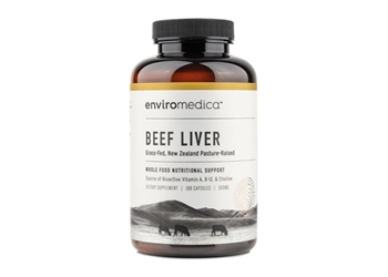 Pastured Beef Liver - 180 capsules