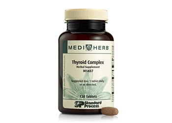 Standard Process MediHerb Thyroid Complex - 120 tablets