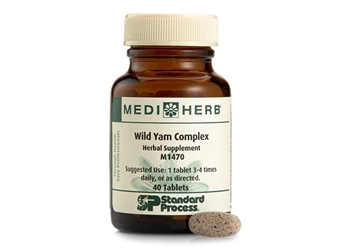 Standard Process MediHerb Wild Yam Complex - 40 tablets