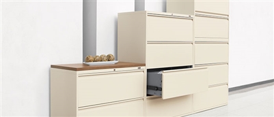 4 Drawer Lateral file cabinets